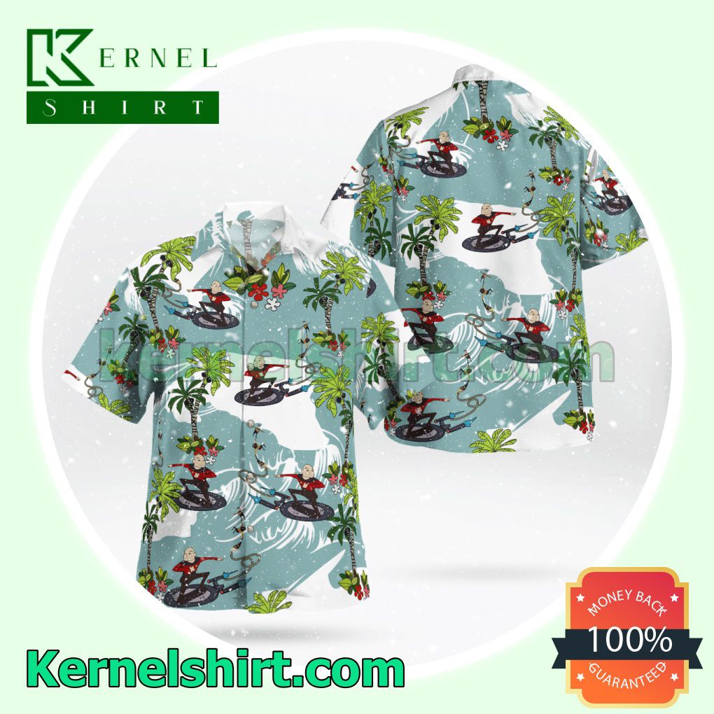 Star Trek Surfing Palm Tree Tropical Beach Shirts