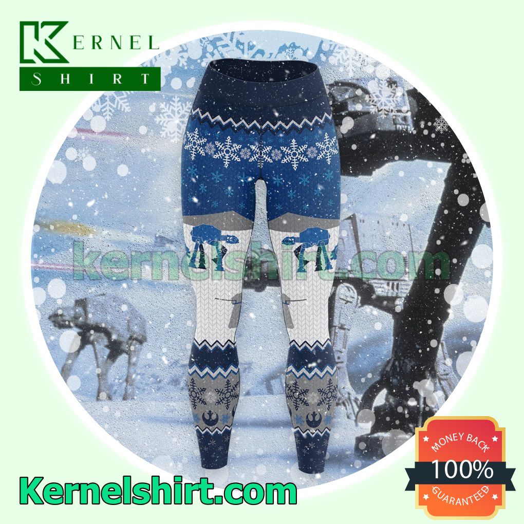 Star Wars Hoth Ugly Christmas Leggings For Women a