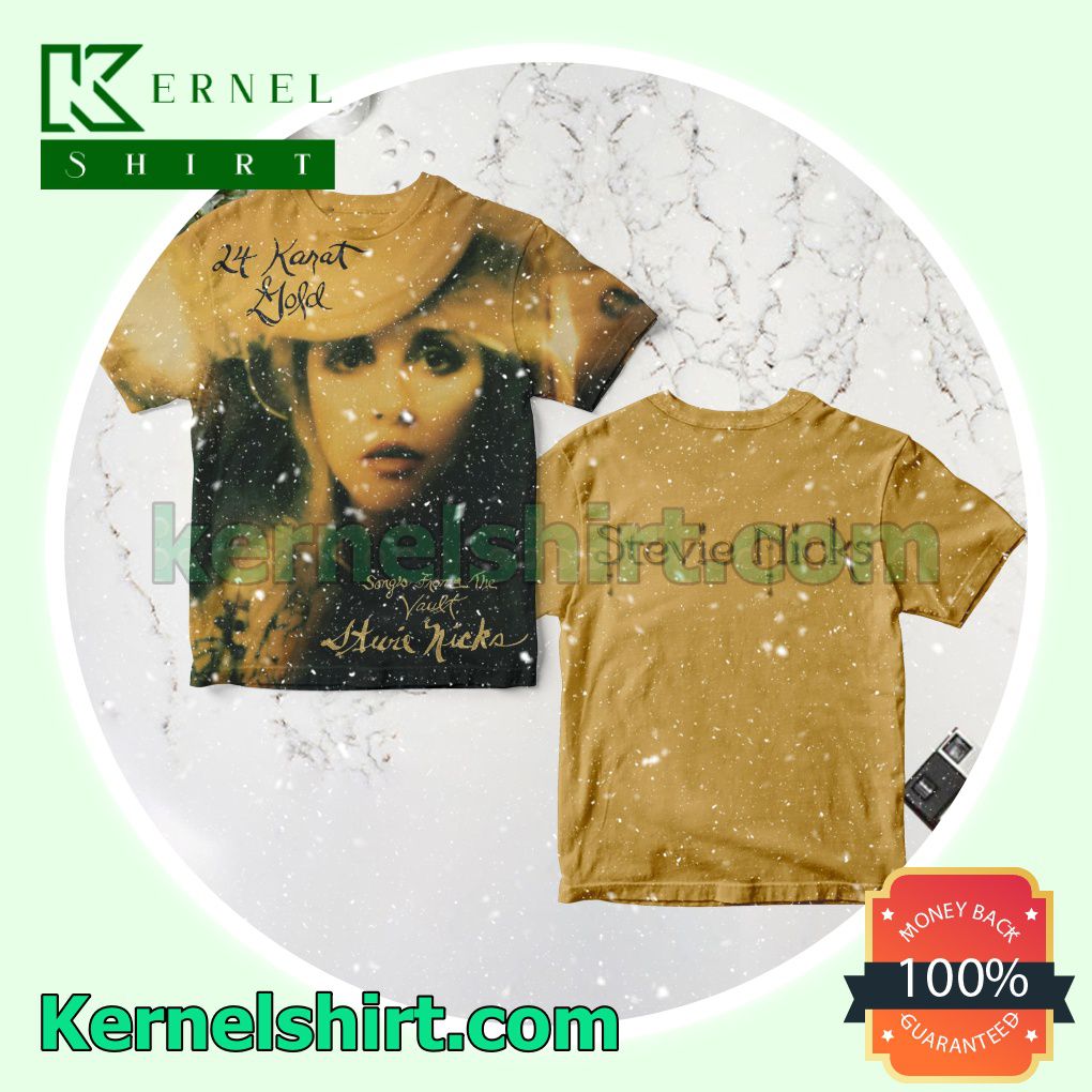 Stevie Nicks 24 Karat Gold Songs From The Vault Album Cover Fan Shirts