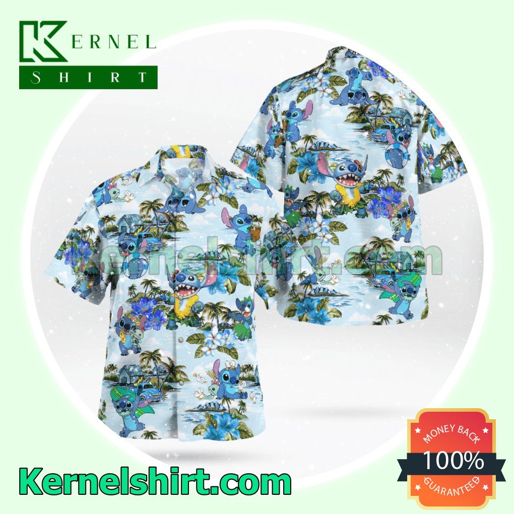 Stitch Summer Tropical Beach Shirts