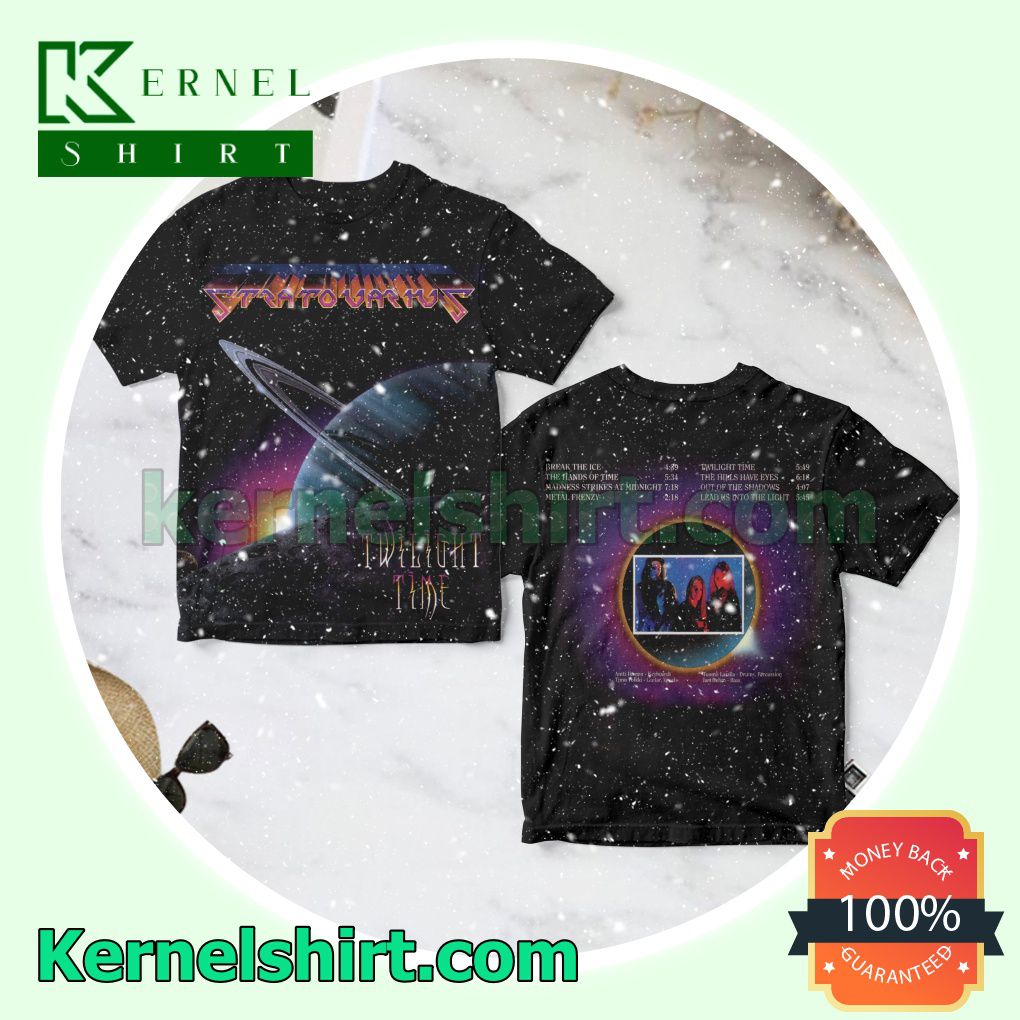 Stratovarius Twilight Time Album Cover Crewneck T-shirt