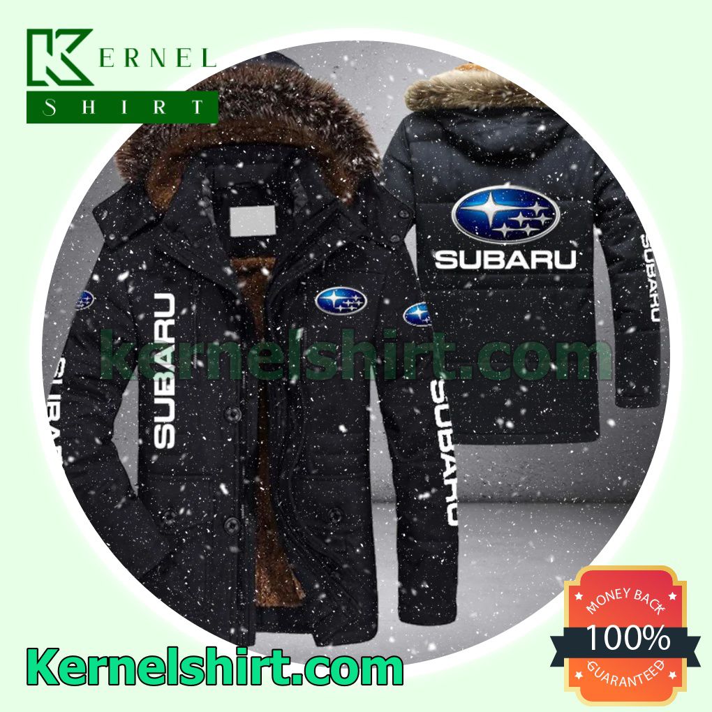 Subaru Logo Warm Jacket With Faux Fur