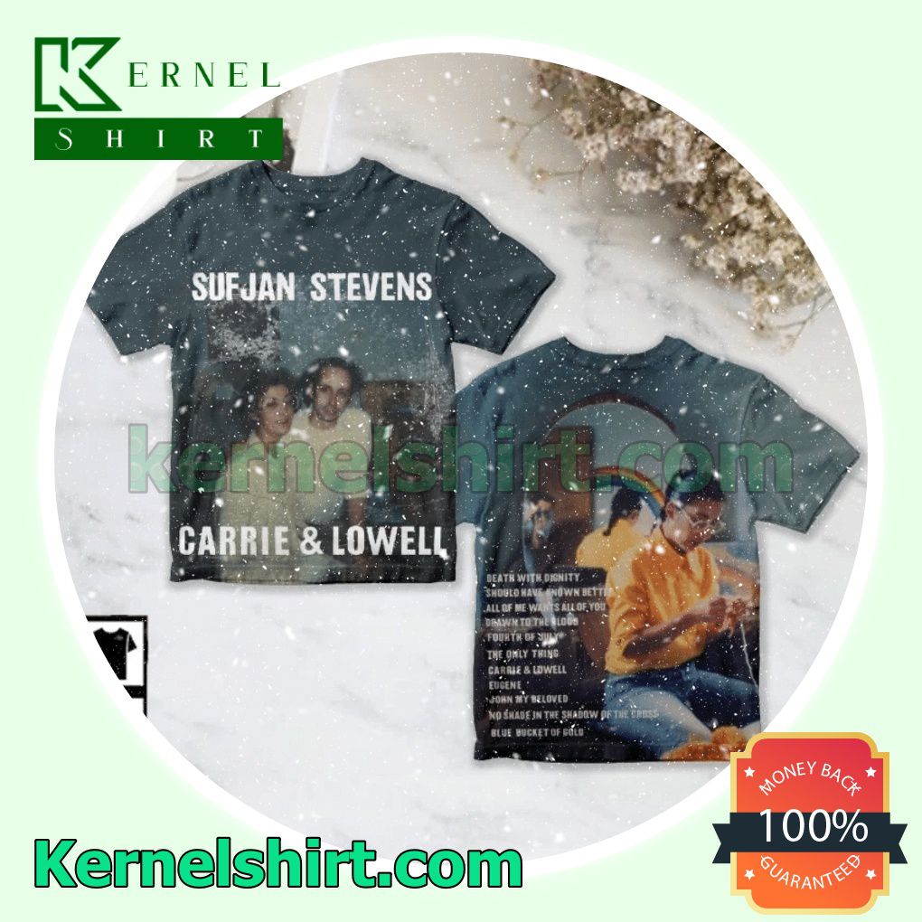 Sufjan Stevens Carrie And Lowell Album Cover Crewneck T-shirt