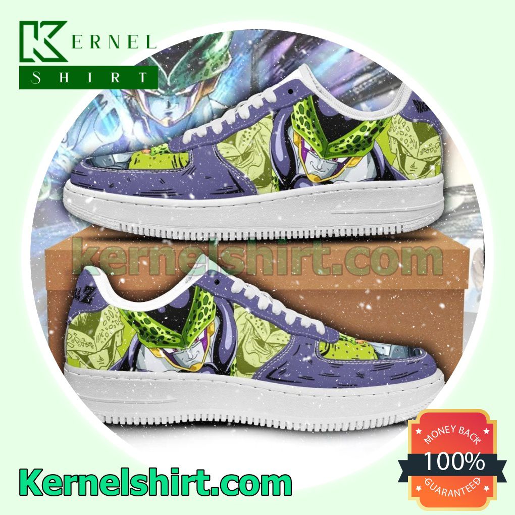 Super Cell Dragon Ball Anime Mens Womens Air Force 1 Shoes