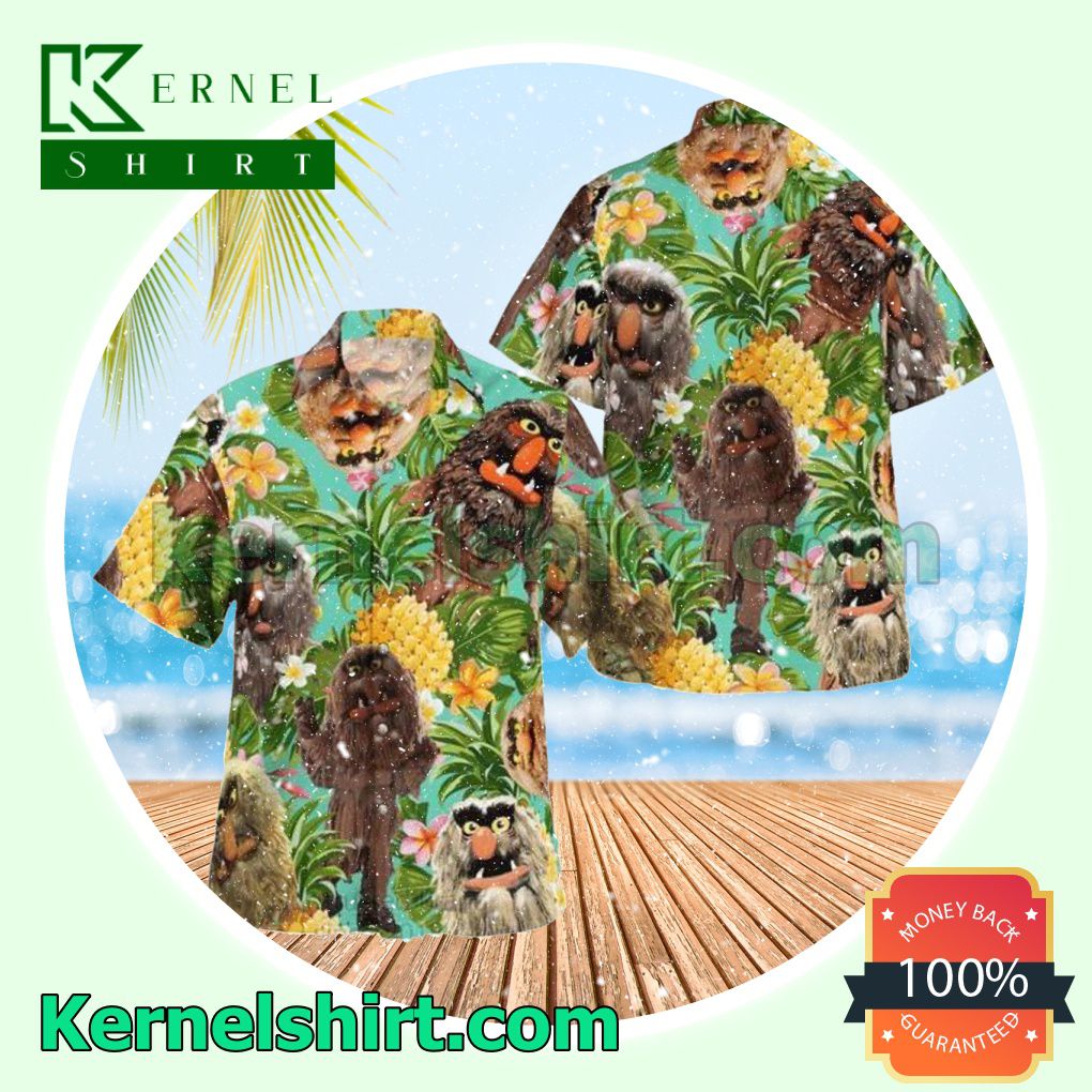 Sweetums The Muppet Tropical Pineapple Summer Shirt
