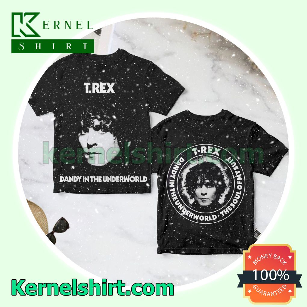 T. Rex Dandy In The Underworld Album Cover Fan Shirts