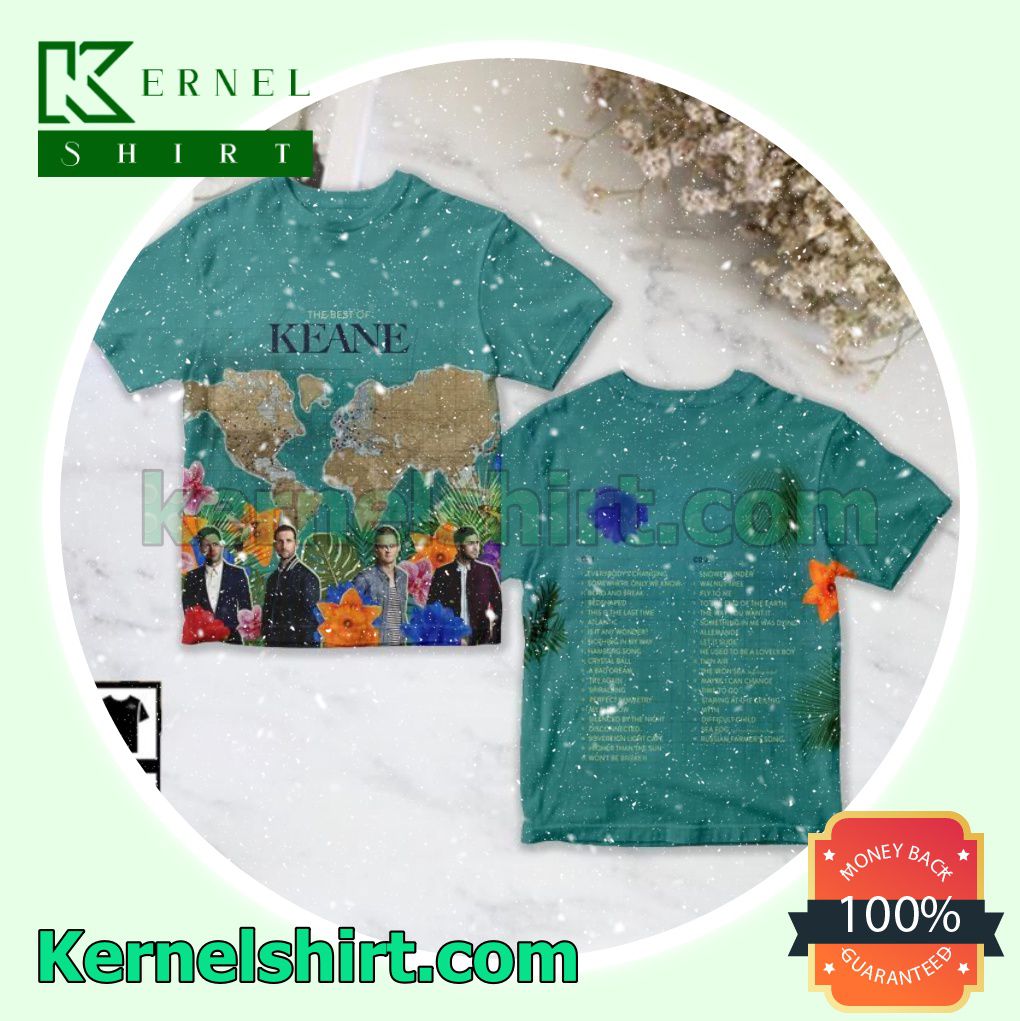 The Best Of Keane Album Cover Crewneck T-shirt