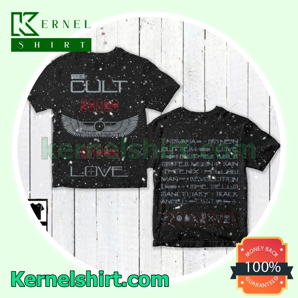 The Cult Love Album Cover Crewneck T-shirt