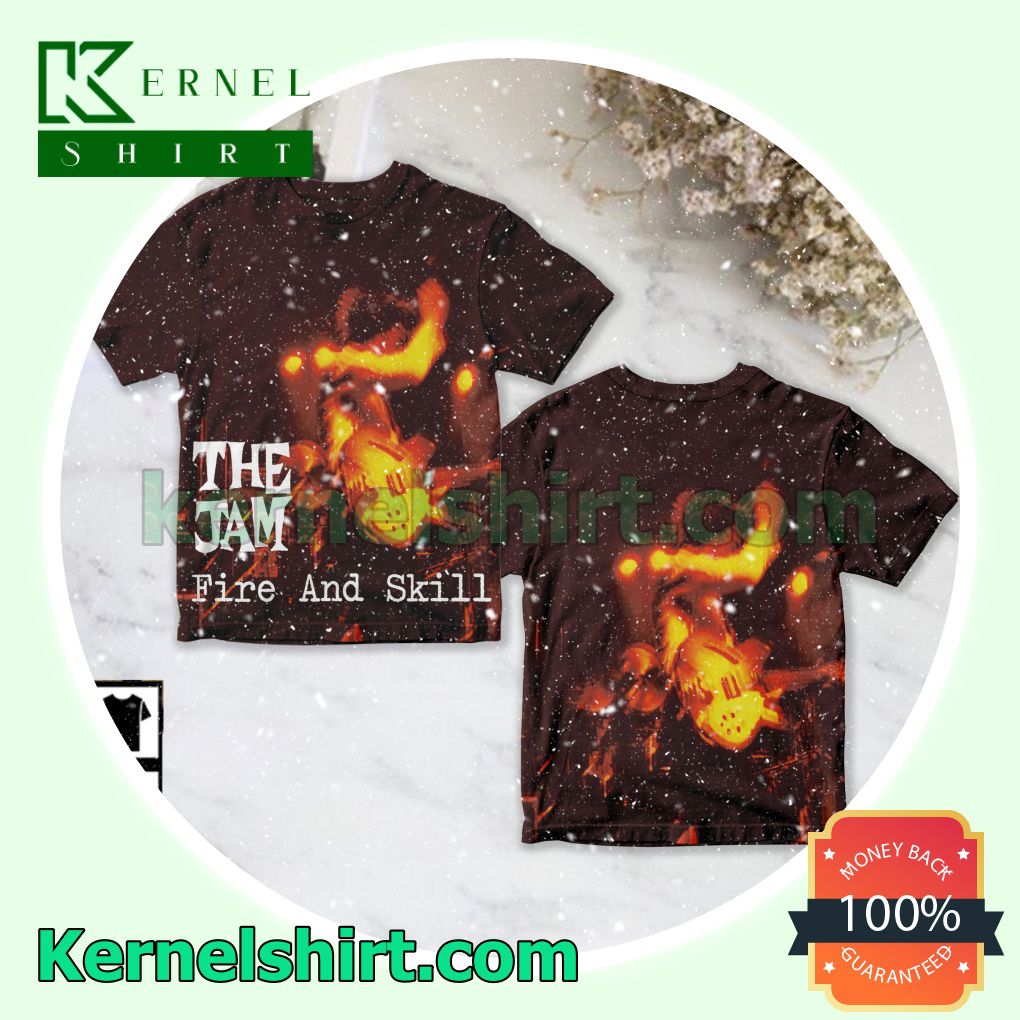 The Jam Fire And Skill Album Cover Crewneck T-shirt