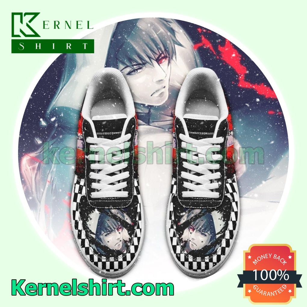 Tokyo Ghoul Koutarou Checkerboard Anime Mens Womens Air Force 1 Shoes a
