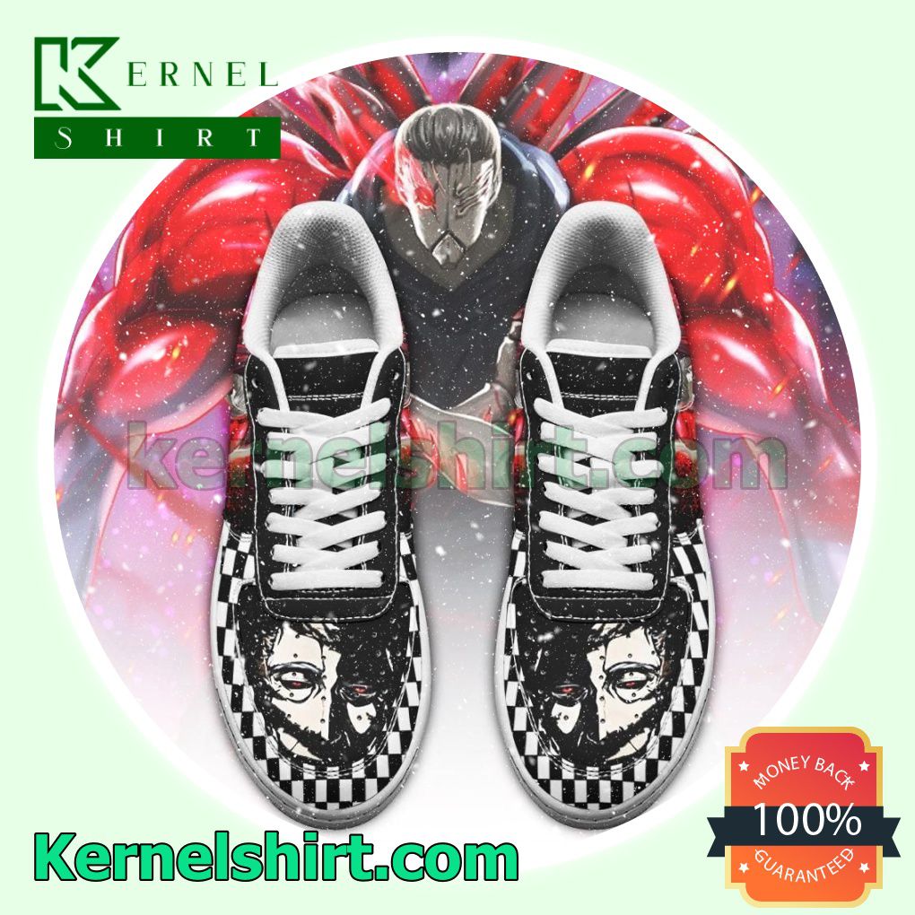 Tokyo Ghoul Yoshimura Checkerboard Anime Mens Womens Air Force 1 Shoes a