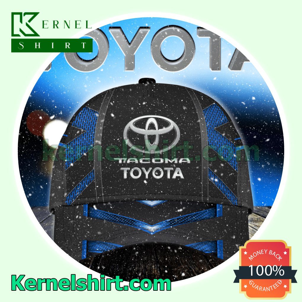 Toyota Tacoma Black And Blue Trucker Caps