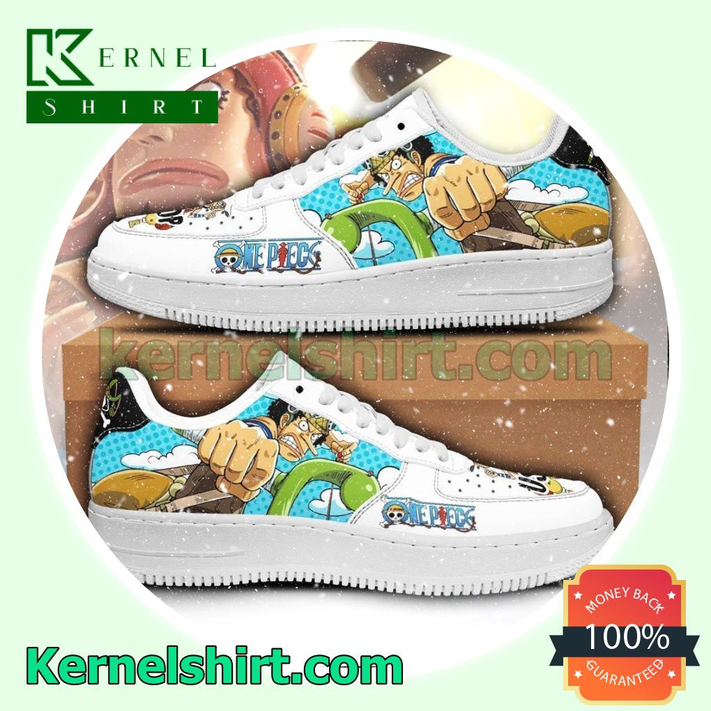 Usop One Piece Anime Mens Womens Air Force 1 Shoes