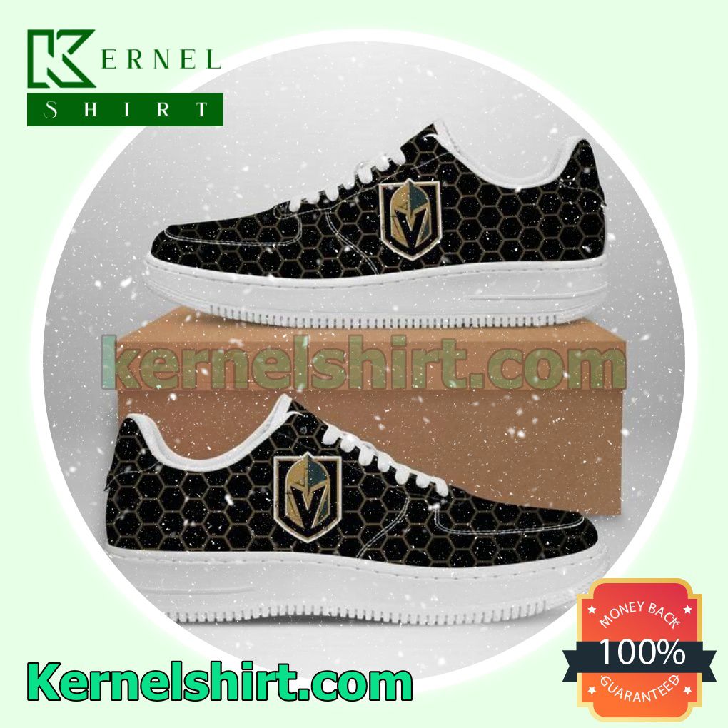 Vegas Golden Knights NHL Mens Womens Air Force 1 Shoes