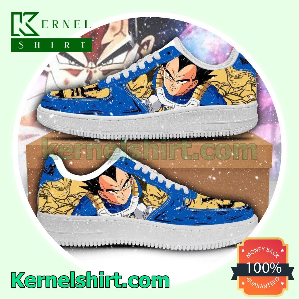 Vegeta Dragon Ball Anime Mens Womens Air Force 1 Shoes