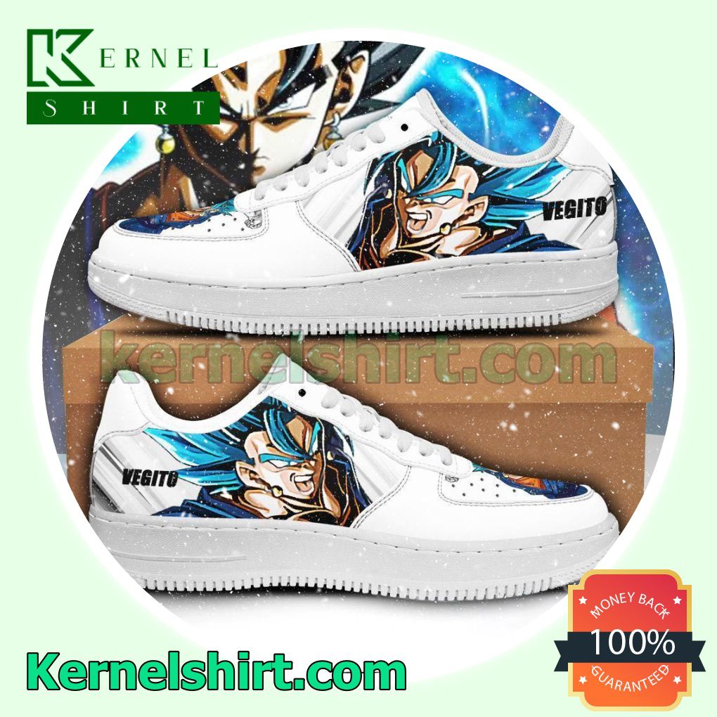 Vegito Dragon Ball Z Anime Mens Womens Air Force 1 Shoes