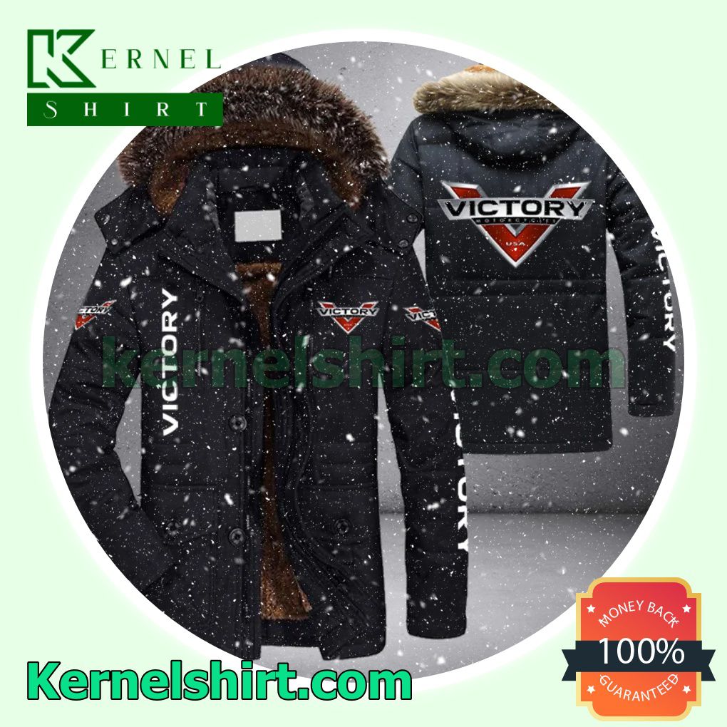 Victory Motorcycles Usa Warm Jacket With Faux Fur