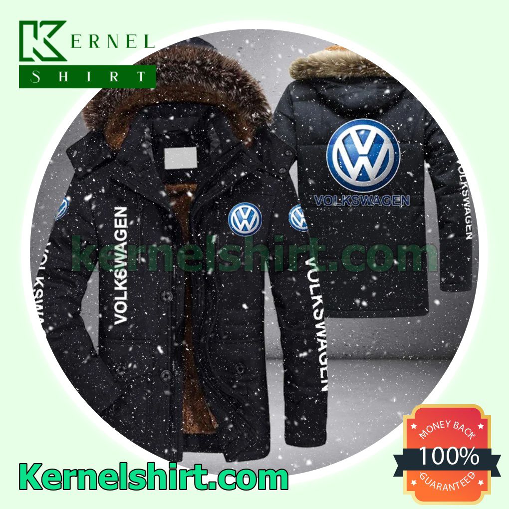 Volkswagen Logo Warm Jacket With Faux Fur