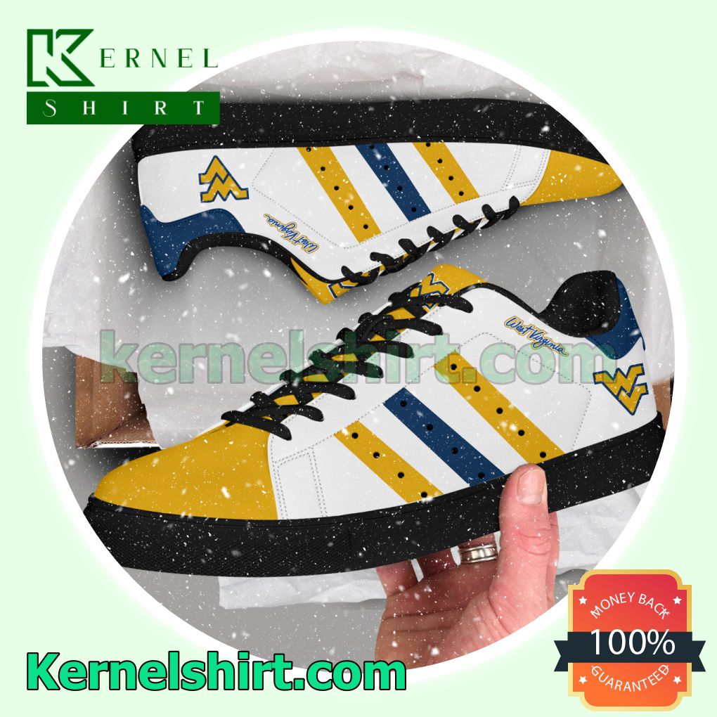 West Virginia Mountaineers Adidas Stan Smith Shoes