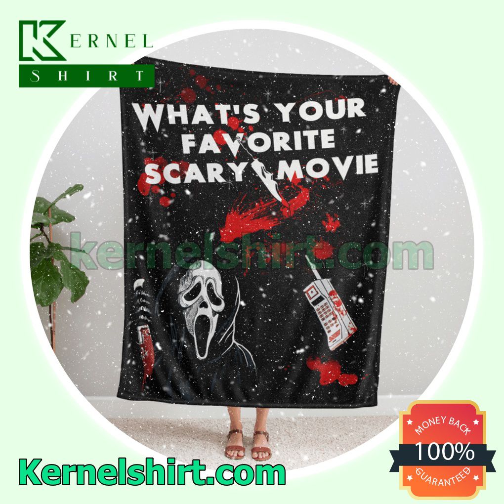 What's Your Favorite Scary Movie Throw Blanket
