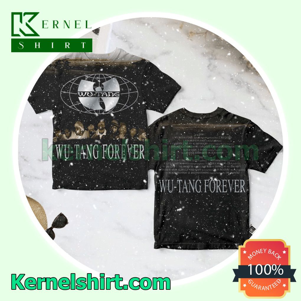 Wu-tang Clan Wu-tang Forever Album Cover Crewneck T-shirt