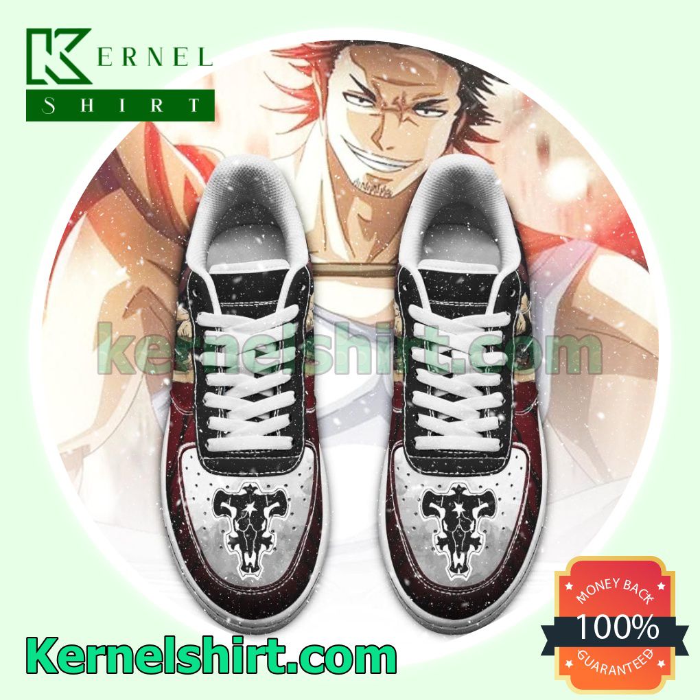 Yami Sukehiro Black Bull Knight Black Clover Anime Mens Womens Air Force 1 Shoes a