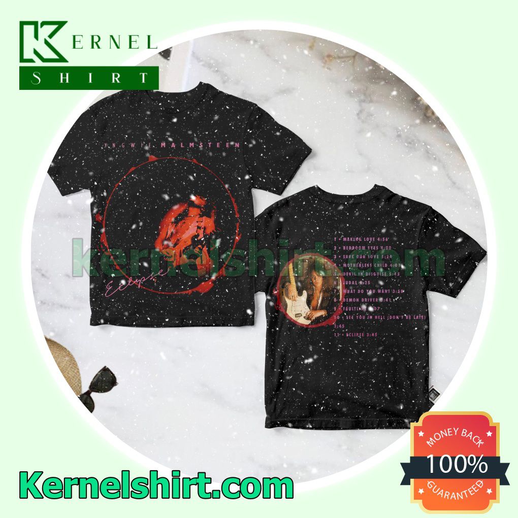 Yngwie Malmsteen Eclipse Album Crewneck T-shirt