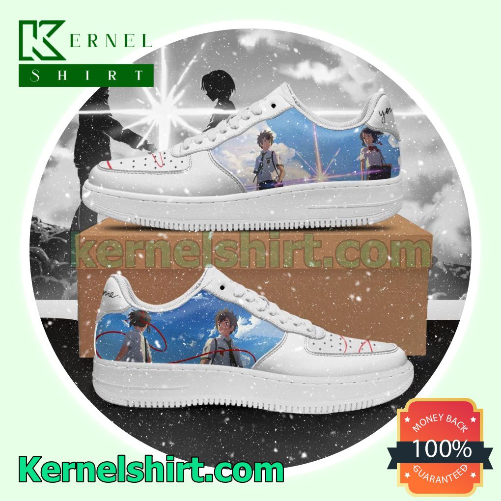 Your Name Anime Mens Womens Air Force 1 Shoes