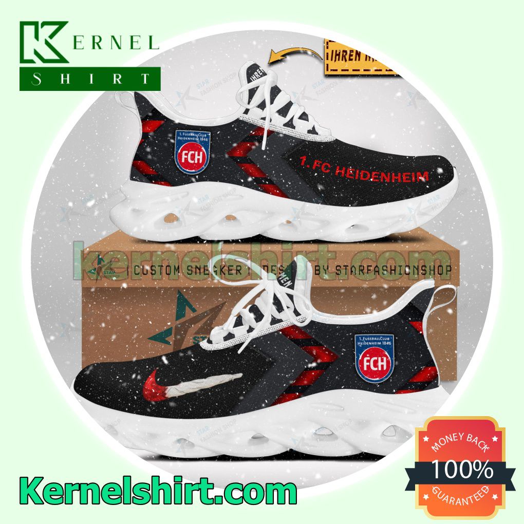 1. FC Heidenheim Custom Name Walking Sneakers b