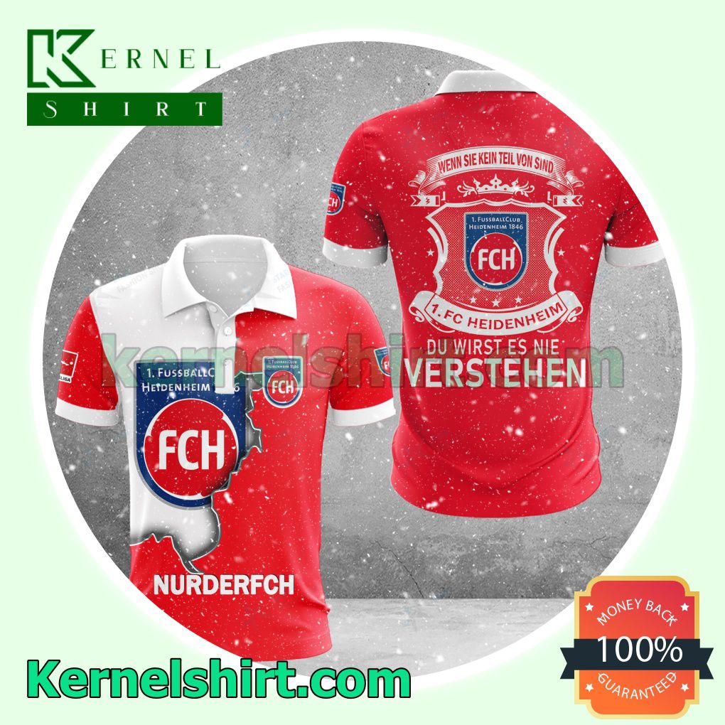 1. FC Heidenheim Men Polo Shirt, Jersey, Bomber Jacket