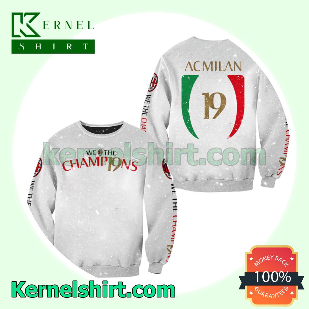 Ac Milan We The Champ19ns Hooded Sweatshirt, Unisex Shirts a