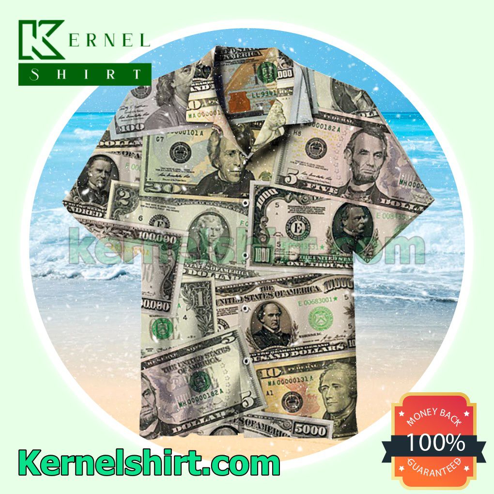 Banknotes Of The United States Summer Beach Shirt