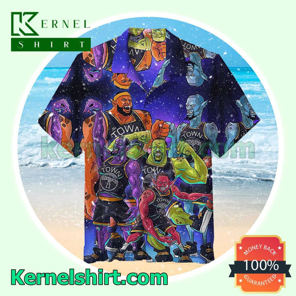 Basketball Monster Summer Beach Shirt