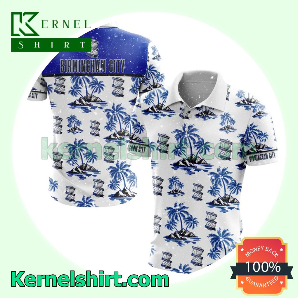 Gorgeous Birmingham City Coconut Tree All Over Print Pullover Hoodie Zipper