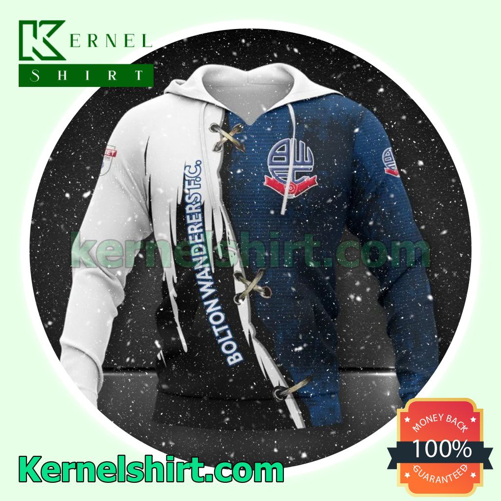 Best Bolton Wanderers FC All Over Print Pullover Hoodie Zipper