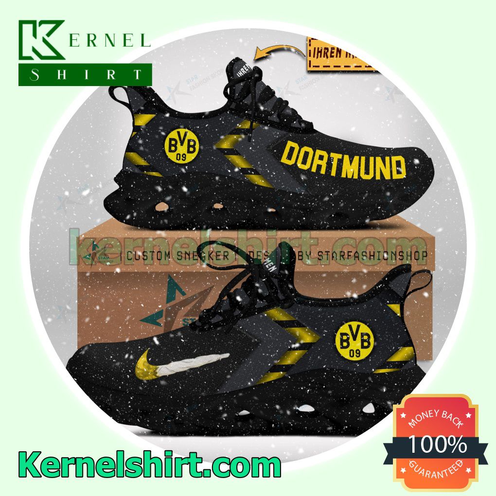 Borussia Dortmund II Custom Name Walking Sneakers