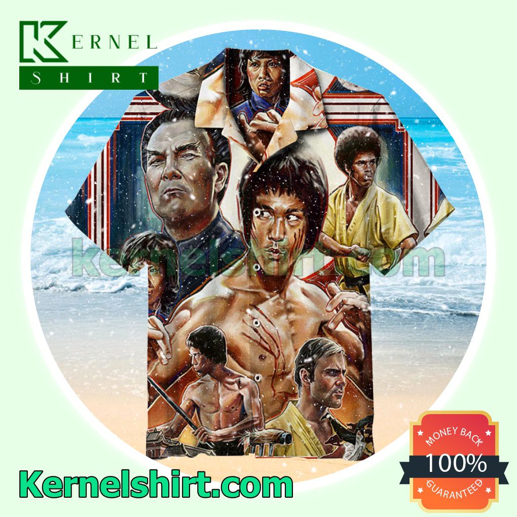 Bruce Lee Classic Kung Fu Summer Beach Shirt