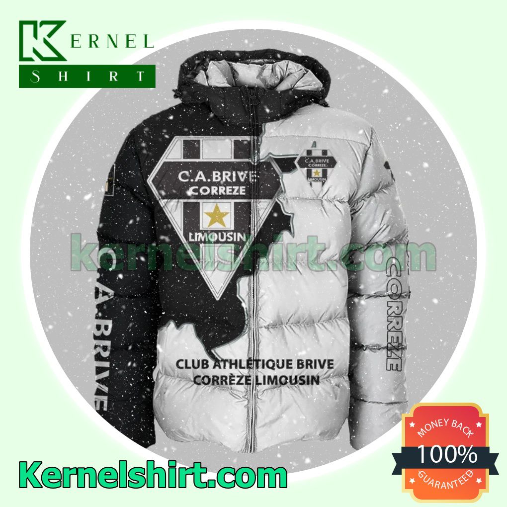 CA Brive Rugby Union Team All Over Print Pullover Hoodie Zipper y