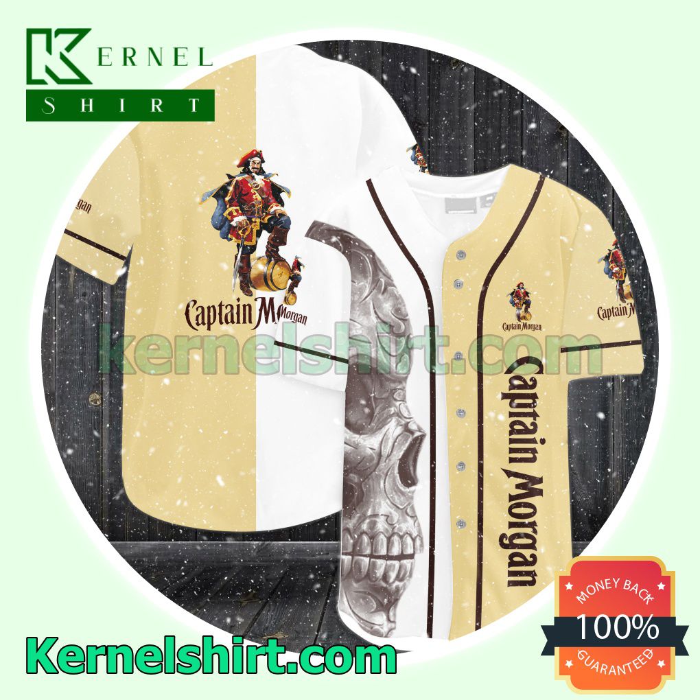 Captain Morgan Skull Jersey Sports Uniform