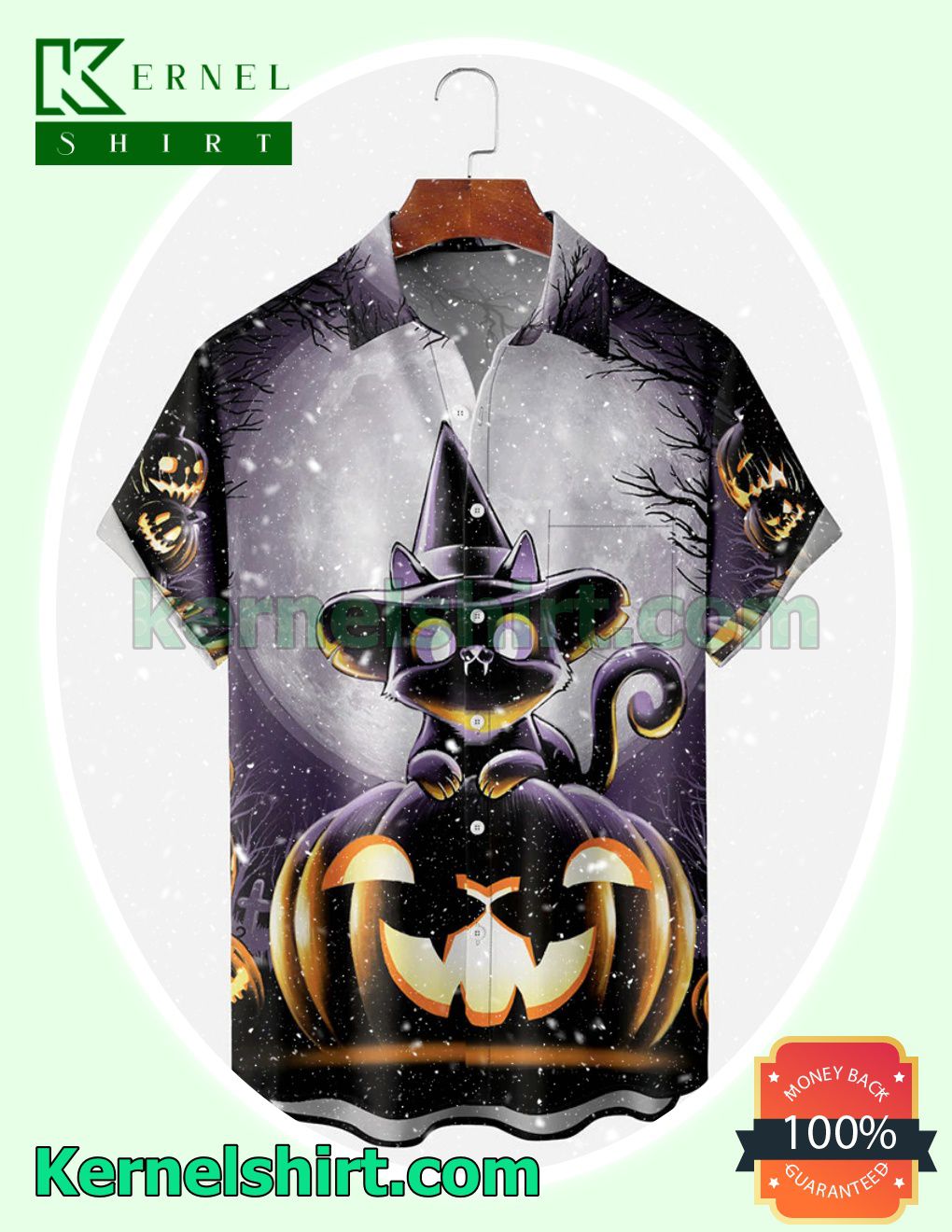 Cat And Pumpkin Halloween Halloween Costume Shirt