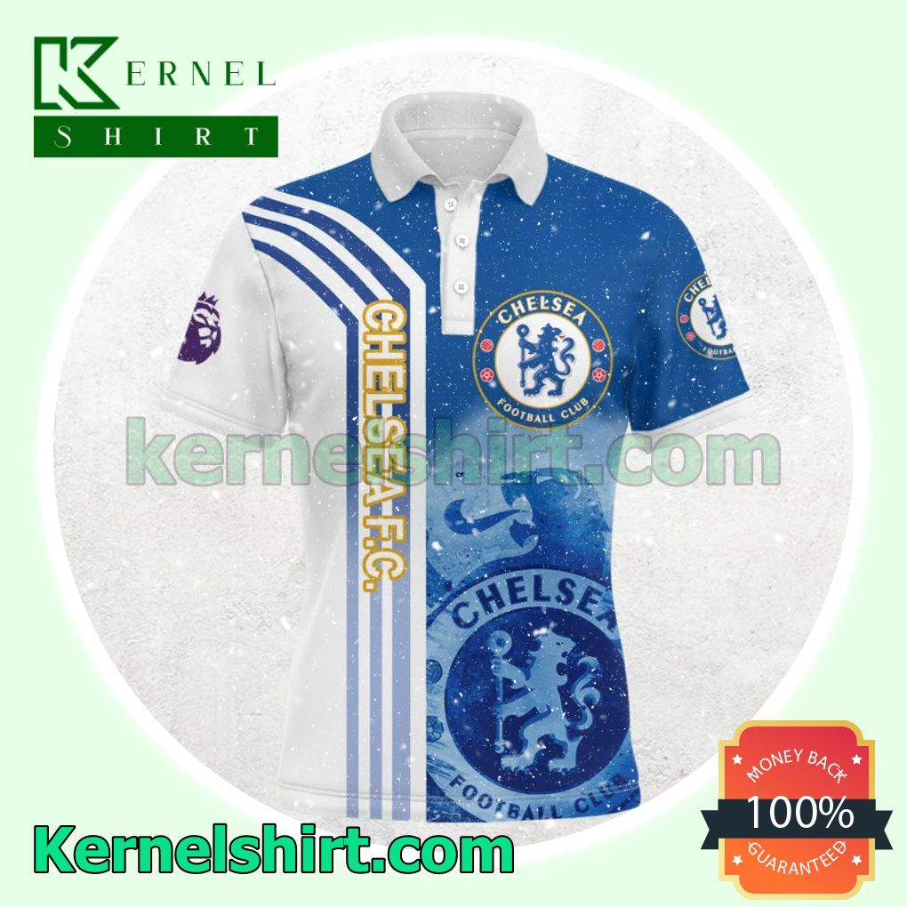 Chelsea Football Club All Over Print Pullover Hoodie Zipper x