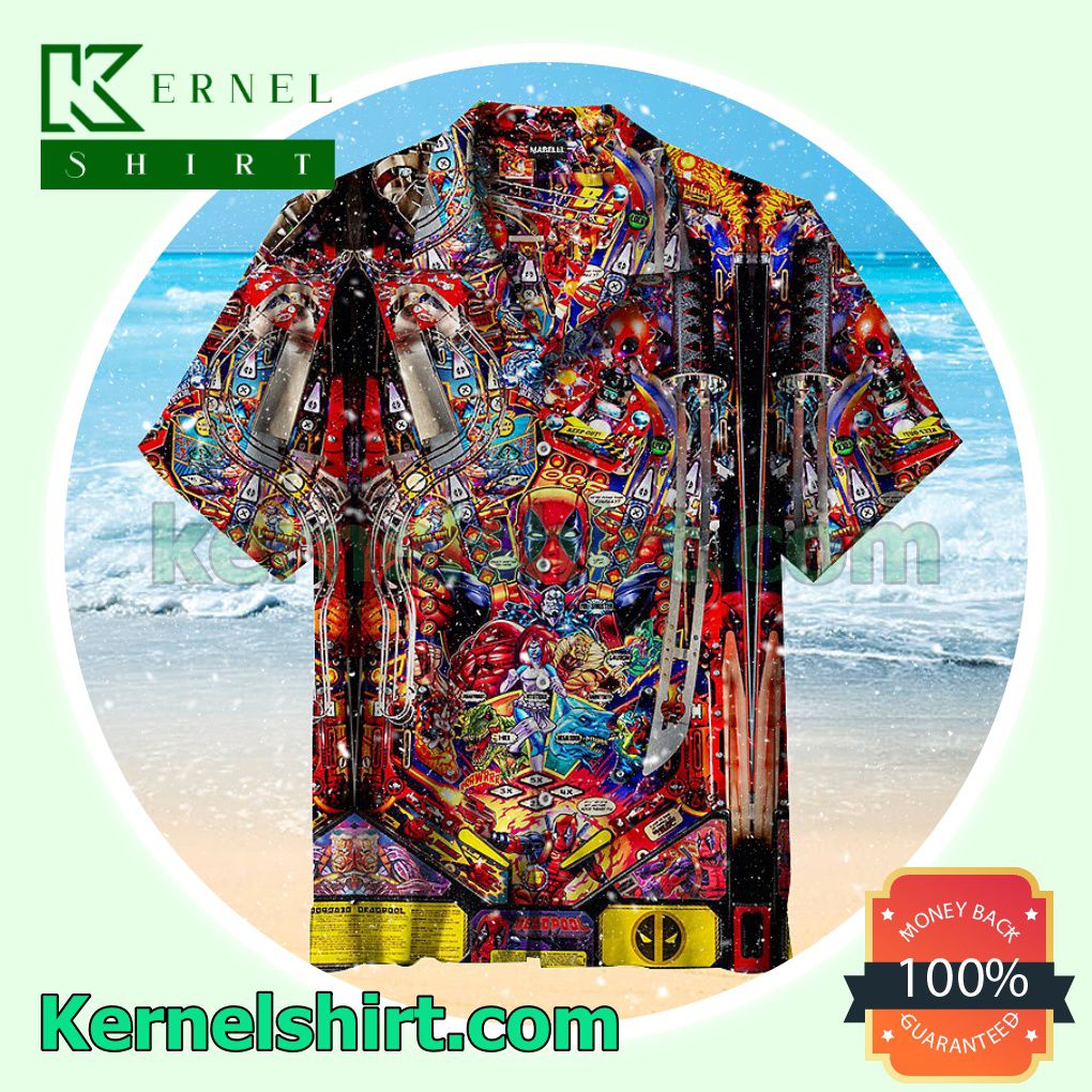 Deadpool Pinball Summer Beach Shirt