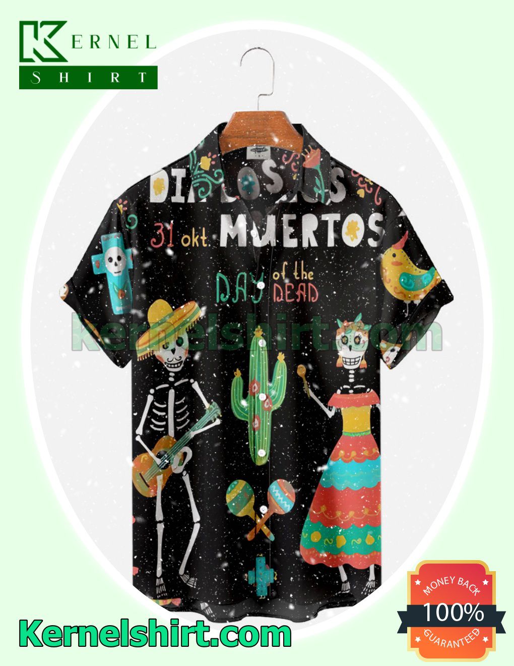 Dia De Los Muertos Day Of The Dead Halloween Costume Shirt