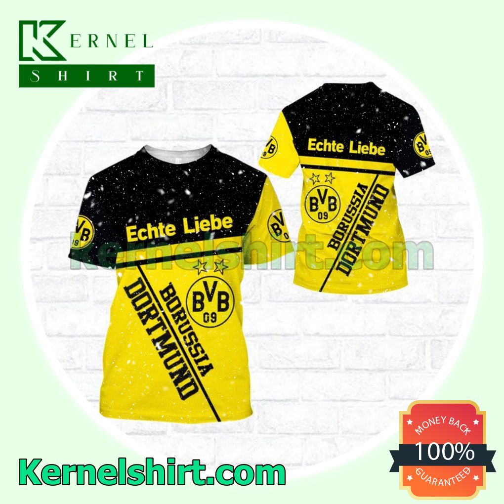 Echte Liebe Borussia Dortmund Hooded Sweatshirt, Unisex Shirts