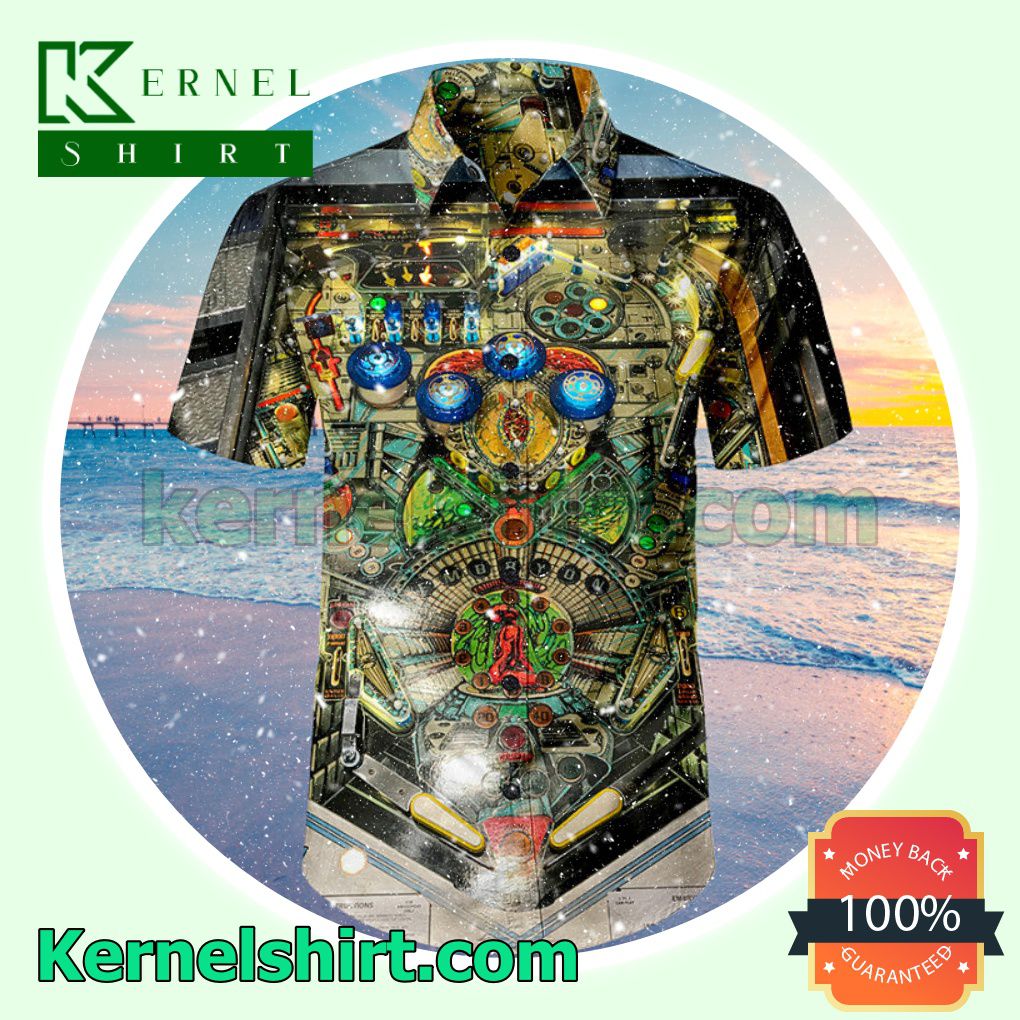 Embryon Pinball Machine Summer Beach Shirt