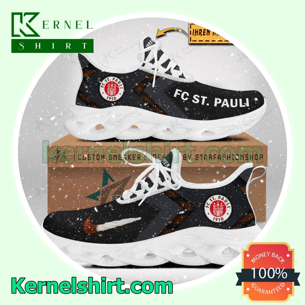 FC St. Pauli Custom Name Walking Sneakers b