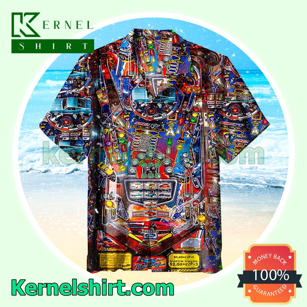 First And Free Pinball Summer Beach Shirt