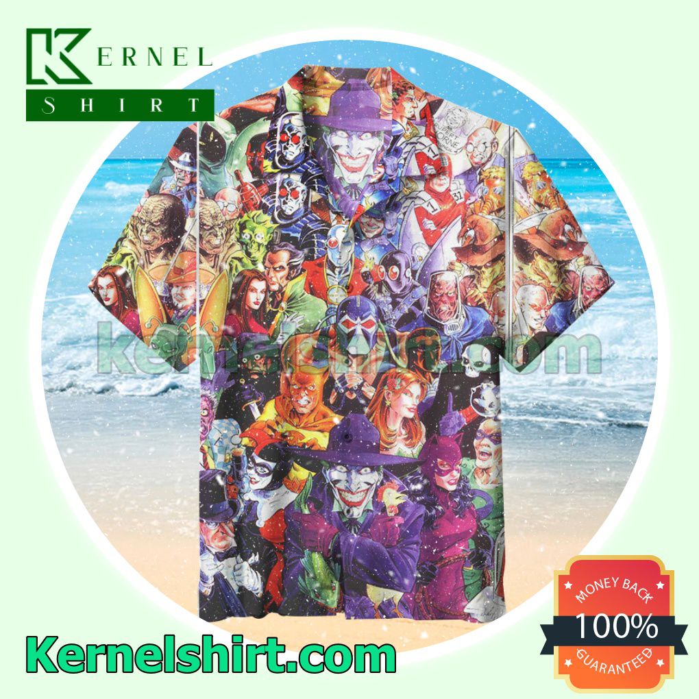 Gotham Villains Summer Beach Shirt