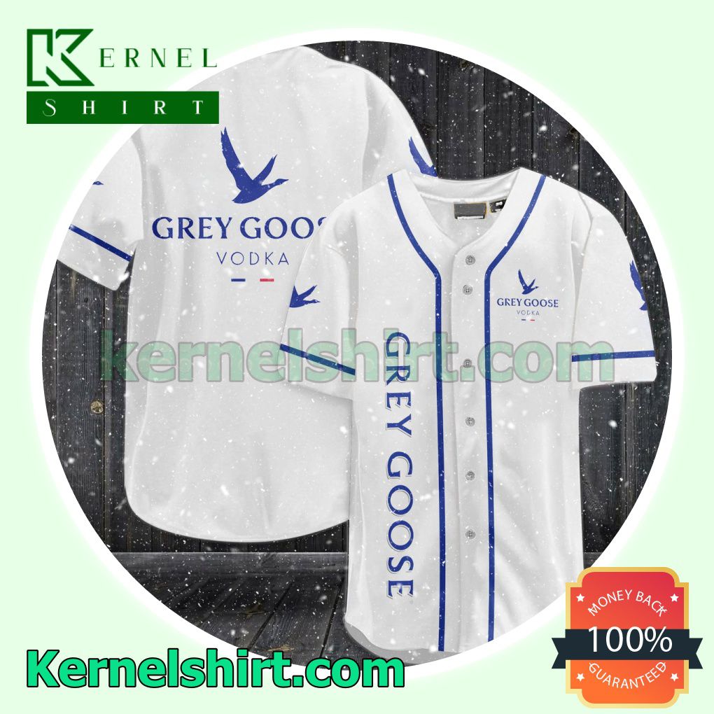 Grey Goose Vodka Jersey - White Jersey Sports Uniform