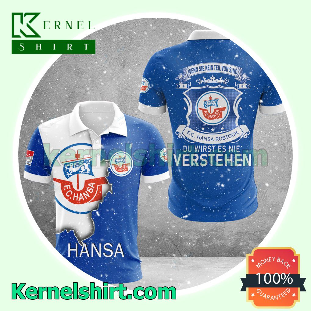 Hansa Rostock Men Polo Shirt, Jersey, Bomber Jacket